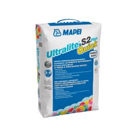 MAPEI Ultralite S2 Flex Quick gyorskötésű ragasztó nagy burkolólapokhoz - Szürke 15kg