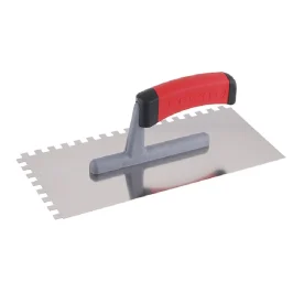 simító rozsdamentes acél gumi nyél 280x130mm fogak e8