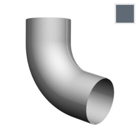 Könyök 72 fokos TRIFA 33-as, alumínium, antracit