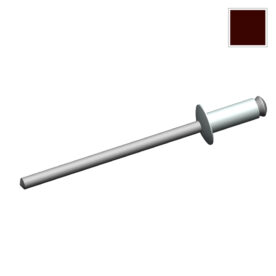 Popszegecs TRIFA 3,2x8-as, négerbarna