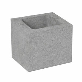 LEIER Kaiserstein Modern kerítéskő félkő agyagszürke 20x20x20 cm